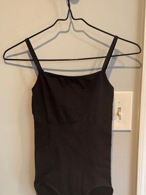 Women's Black Tank Bodysuit
